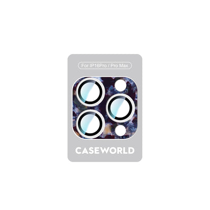 Apple iPhone 16 Pro Max CaseWorld Crystal Color Serisi Full Kamera Lens Koruyucu Kahverengi