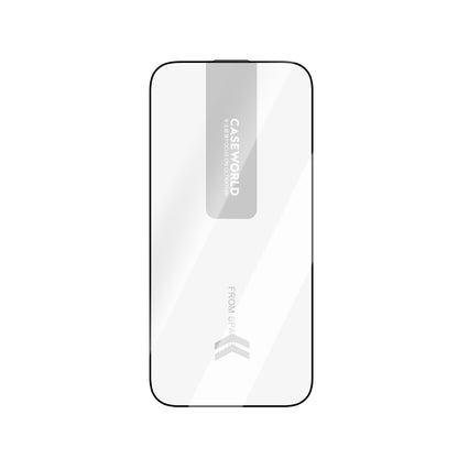 Apple iPhone 16 Pro Max CaseWorld Ultra-Thin Serisi TMQ 0.15mm HD 3D Cam Ekran Koruyucu + Uygulama Aparatlı Şeffaf