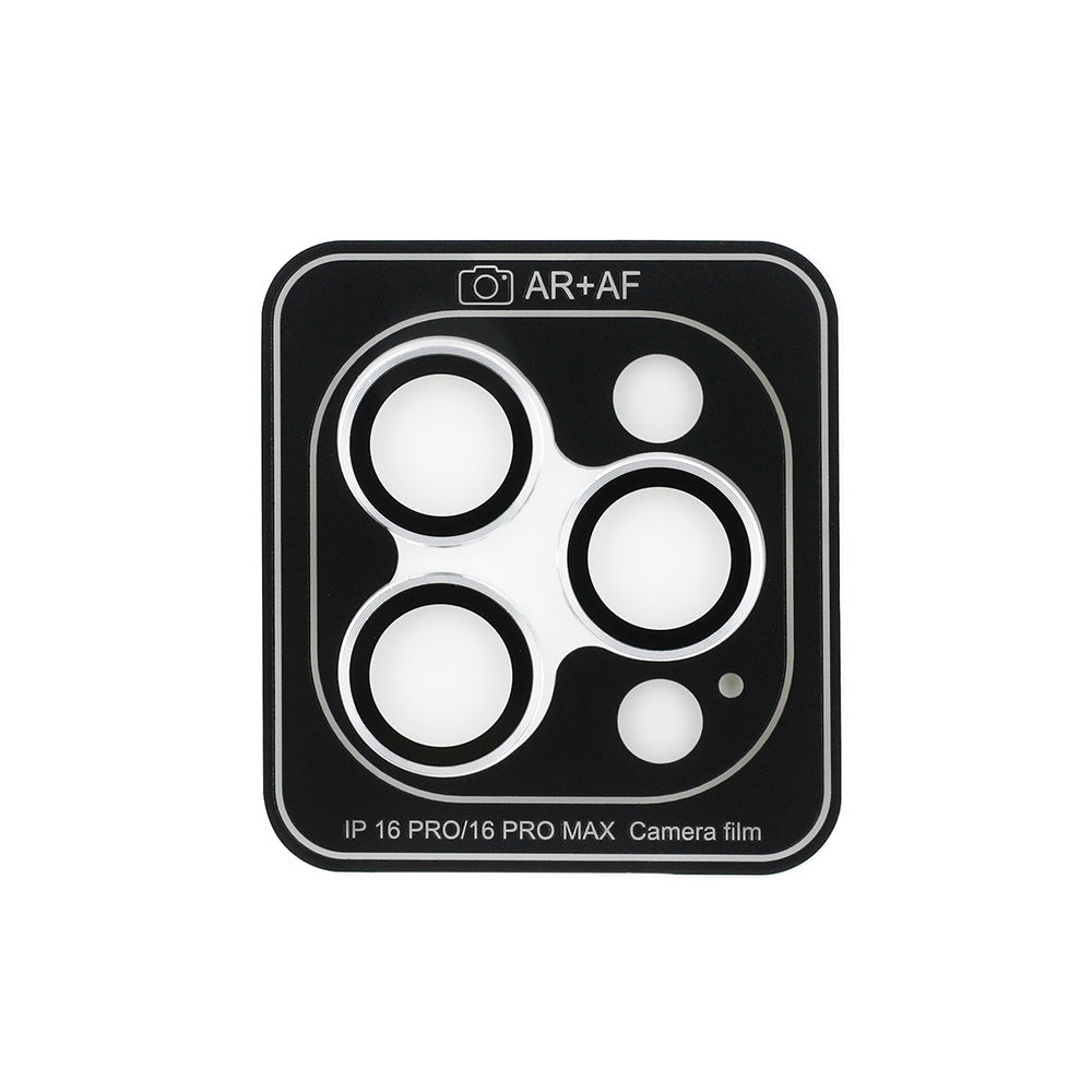 Apple iPhone 16 Pro Max Guess Orjinal Lisanslı Metal Kamera Lens Koruyucu Gümüş