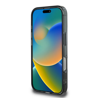 Apple iPhone 16 Pro Max Kılıf Aston Martin Orjinal Lisanslı M-safe Şarj Özellikli IML Baskı Logolu Buzlu Kapak Siyah