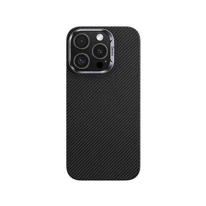 Apple iPhone 16 Pro Max Kılıf Benks M-safe Şarj Özellikli Magnetik ArmorAir 600D Kevlar Fiber Kapak Siyah