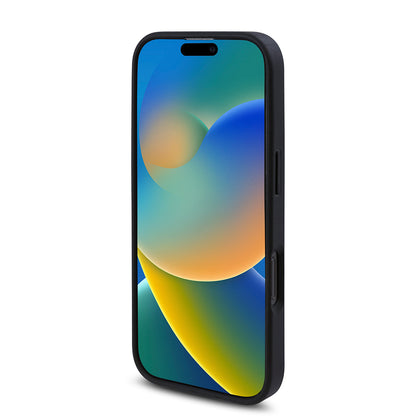 Apple iPhone 16 Pro Max Kılıf Guess Orjinal Lisanslı M-safe Şarj Özellikli Gül Baskılı 4G Desenli Yazı Logolu Kapak Kahverengi