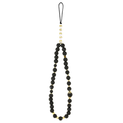 Apple iPhone 16 Pro Max Kılıf Guess Orjinal Lisanslı PU Deri Bilek Askı İpli Metal Büyük 4G ve Yazı Logolu Kapak Pembe