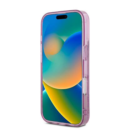 Apple iPhone 16 Pro Max Kılıf Hello Kitty Orjinal Lisanslı Sıvılı Simli 50. Yıldönümü Partisi Kapak Mor