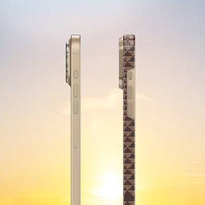 Apple iPhone 16 Pro Max Kılıf M-safe Şarj Özellikli Raptic Aramid Skin Origin Serisi Kapak Lacivert