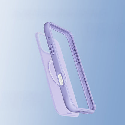 Apple iPhone 16 Pro Max Kılıf M-safe Şarj Özellikli Youngkit Macaroon Serisi Kapak Pembe