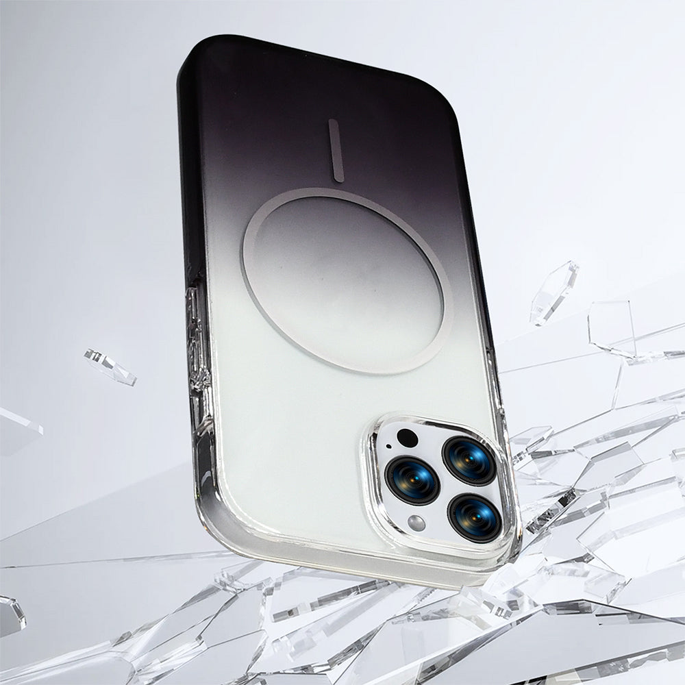 Apple iPhone 16 Pro Max Kılıf M-Safe Şarj Özellikli Zore Septik Silikon Kapak Pembe