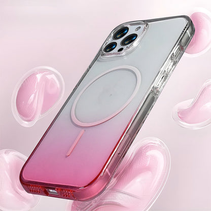 Apple iPhone 16 Pro Max Kılıf M-Safe Şarj Özellikli Zore Septik Silikon Kapak Pembe