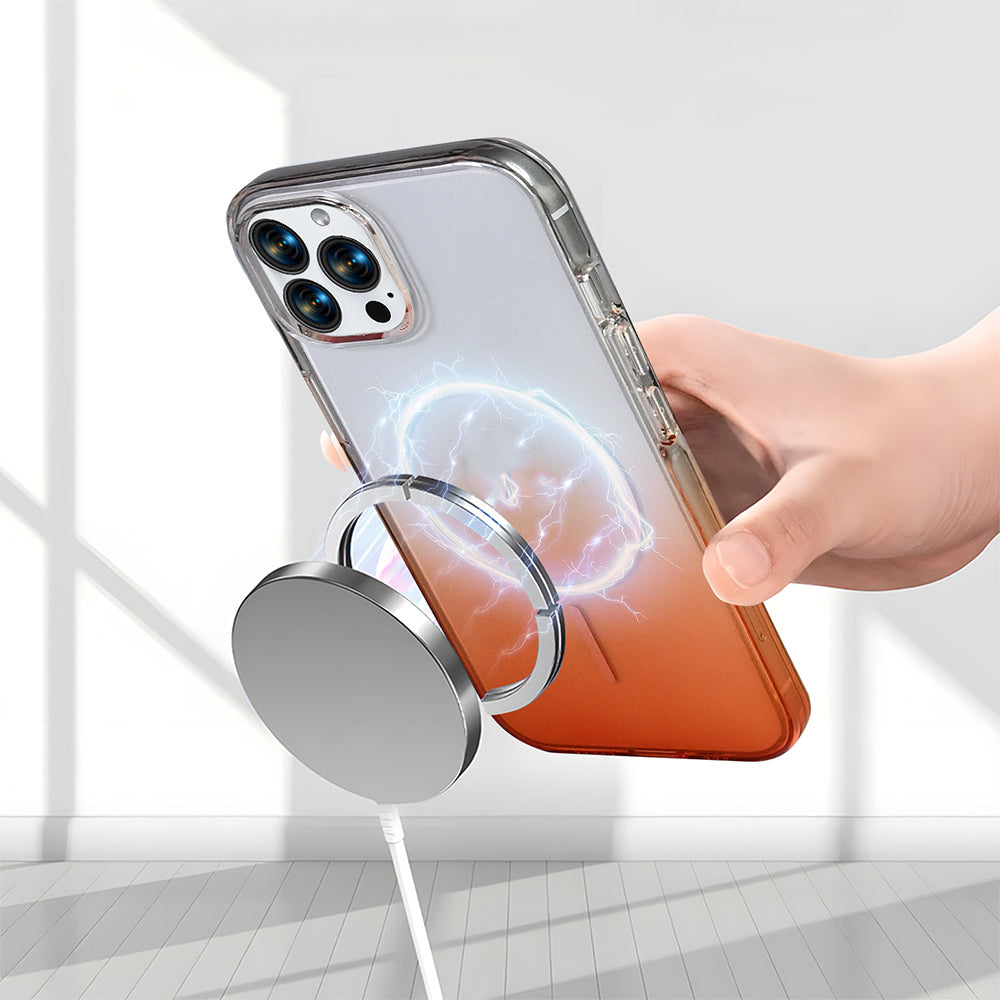 Apple iPhone 16 Pro Max Kılıf M-Safe Şarj Özellikli Zore Septik Silikon Kapak Turkuaz