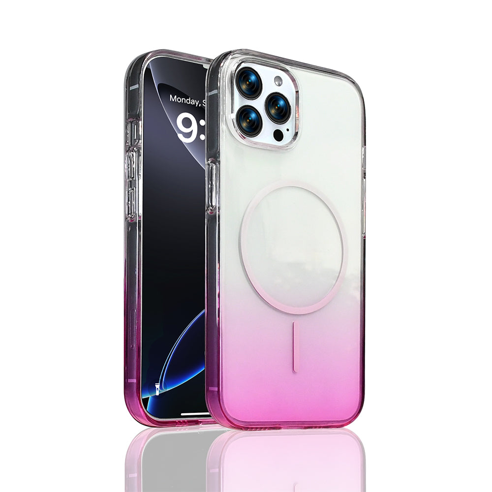 Apple iPhone 16 Pro Max Kılıf M-Safe Şarj Özellikli Zore Septik Silikon Kapak Mor