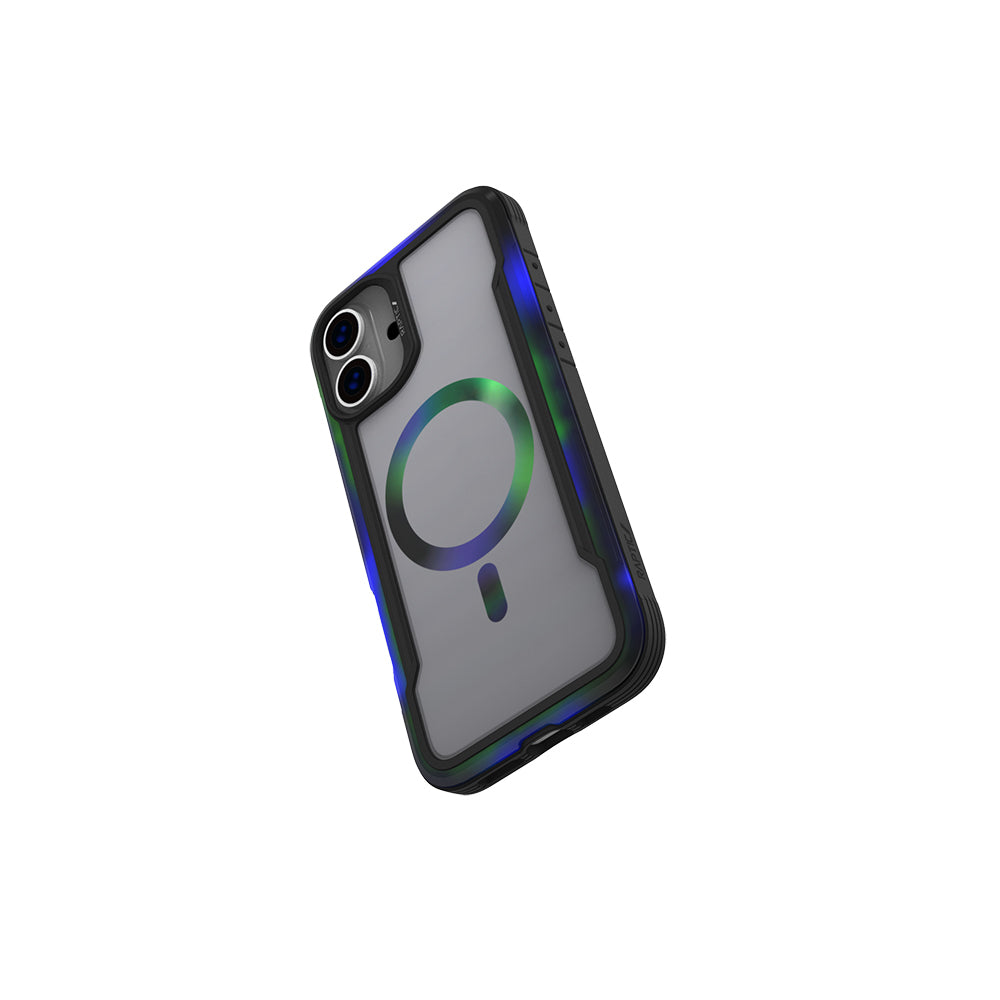 Apple iPhone 16 Pro Max Kılıf M-safe Şarj Özellikli Airbagli Raptic Shield 2.0 Serisi Şeffaf Arka Yüzey Kapak Turkuaz