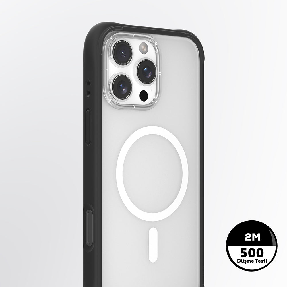 Apple iPhone 16 Pro Max Kılıf M-safe Şarj Özellikli Airbagli Youngkit Dynamic 2 Serisi Kapak Pembe