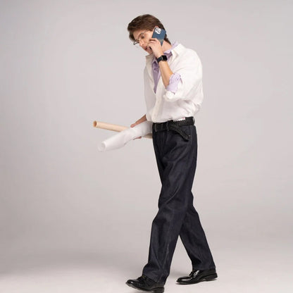 Apple iPhone 16 Pro Max Kılıf M-safe Şarj Özellikli Aramid Fiber Pitaka Tactile Woven Starpeak Serisi Over The Horizon Kapak Mavi