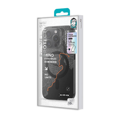 Apple iPhone 16 Pro Max Kılıf M-safe Şarj Özellikli Benks City Serisi Kapak Mavi