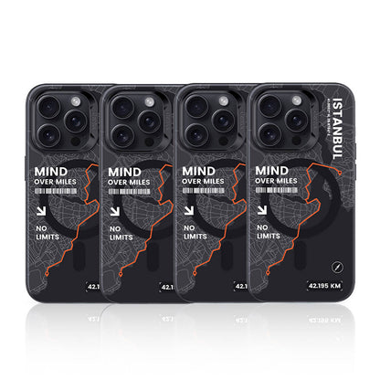 Apple iPhone 16 Pro Max Kılıf M-safe Şarj Özellikli Benks City Serisi Kapak Siyah