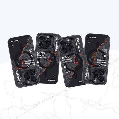 Apple iPhone 16 Pro Max Kılıf M-safe Şarj Özellikli Benks City Serisi Kapak Siyah