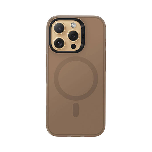 Apple iPhone 16 Pro Max Kılıf M-safe Şarj Özellikli Benks Lucid Armor Kapak Gold