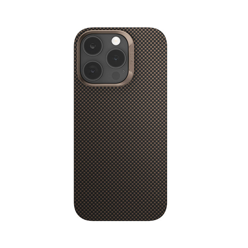 Apple iPhone 16 Pro Max Kılıf M-safe Şarj Özellikli Benks Yeni Seri ArmorTint ArmorAir Kevlar Kapak Gold