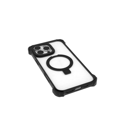 Apple iPhone 16 Pro Max Kılıf M-safe Şarj Özellikli Raptic Dual Serisi Şeffaf Standlı Kapak Şeffaf