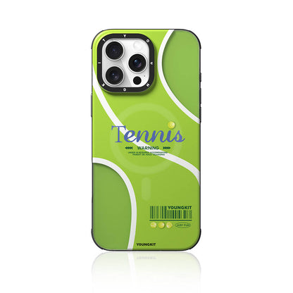 Apple iPhone 16 Pro Max Kılıf M-safe Şarj Özellikli Spor Tasarımlı Youngkit Dynamic Serisi Kapak Kahverengi