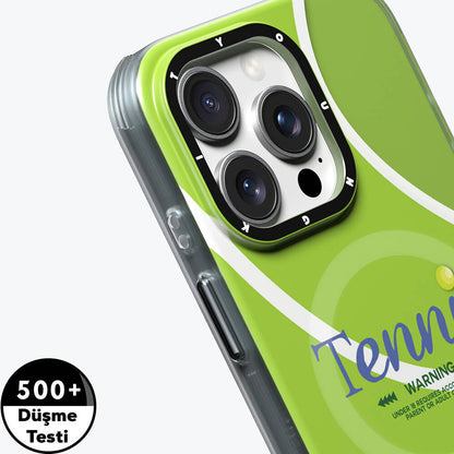 Apple iPhone 16 Pro Max Kılıf M-safe Şarj Özellikli Spor Tasarımlı Youngkit Dynamic Serisi Kapak Yeşil