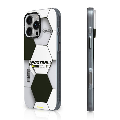 Apple iPhone 16 Pro Max Kılıf M-safe Şarj Özellikli Spor Tasarımlı Youngkit Dynamic Serisi Kapak Beyaz-Siyah