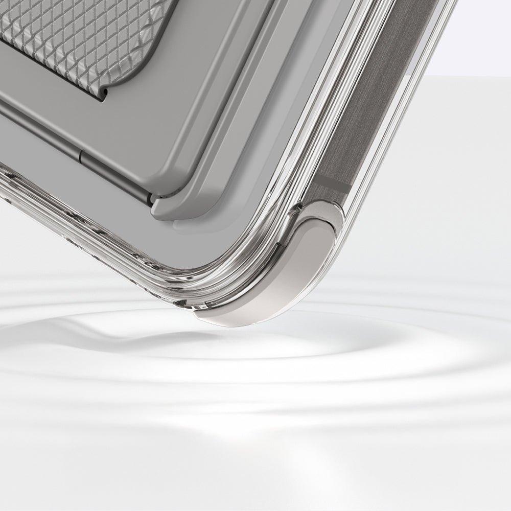 Apple iPhone 16 Pro Max Kılıf M-safe Şarj Özellikli Standlı Set Amazingthing Omni Adventure Serisi Kapak Rose Gold