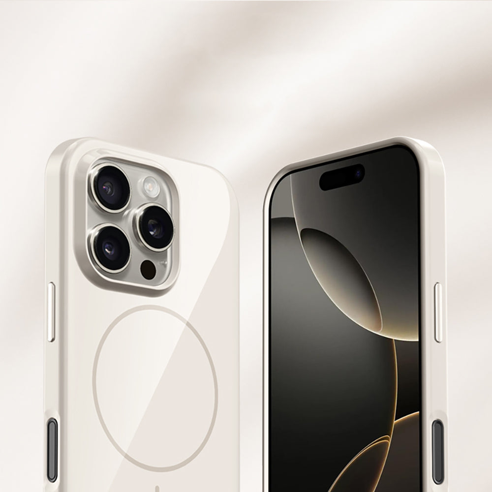 Apple iPhone 16 Pro Max Kılıf M-safe Şarj Özellikli Wlons Frego Kapak Mavi