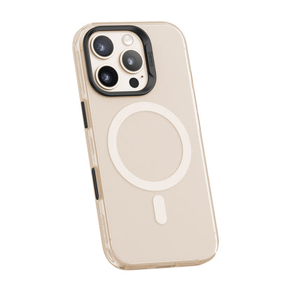 Apple iPhone 16 Pro Max Kılıf M-safe Şarj Özellikli Yeni Seri Benks Lucid Armor Kapak Gold