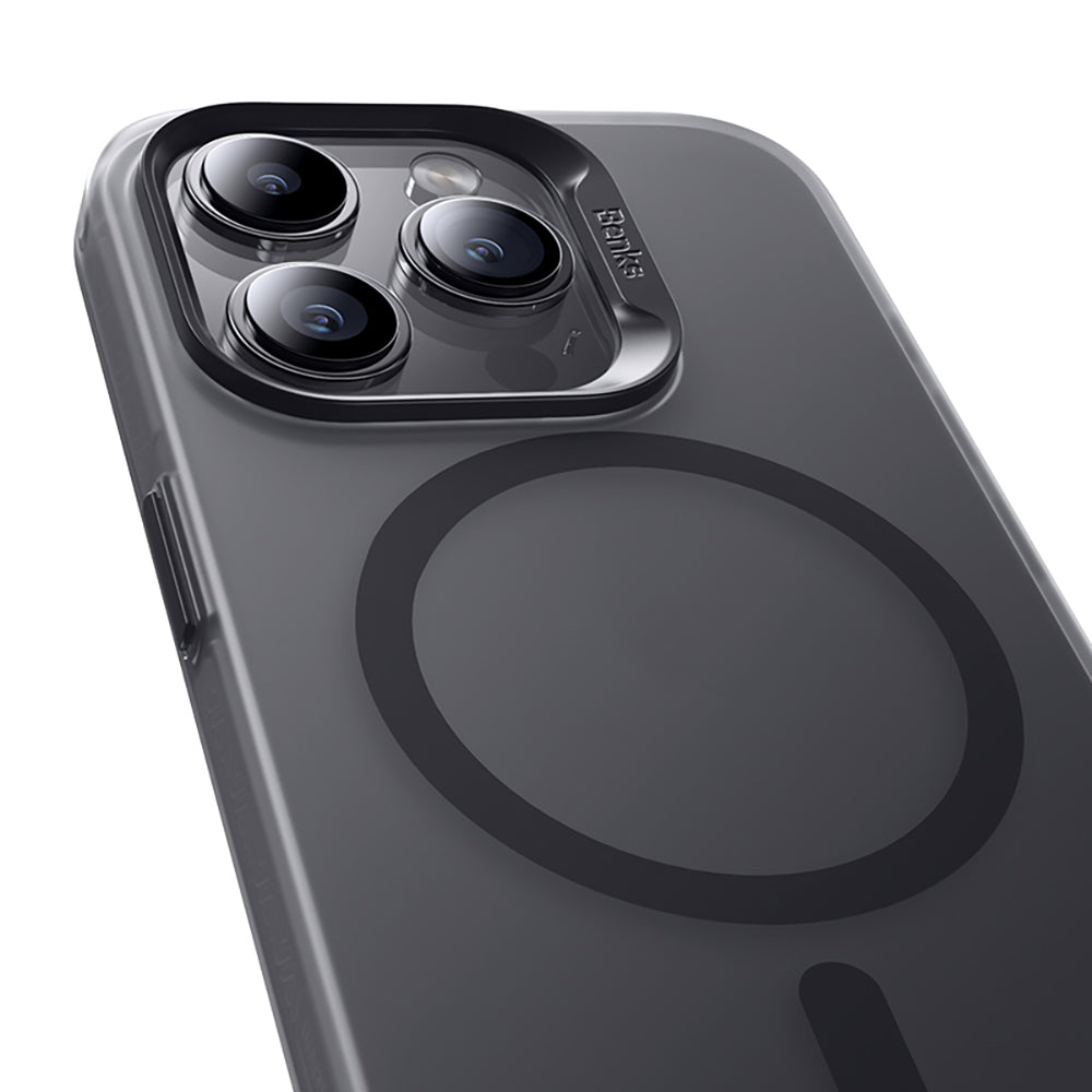 Apple iPhone 16 Pro Max Kılıf M-safe Şarj Özellikli Yeni Seri Benks Lucid Armor Kapak Gold