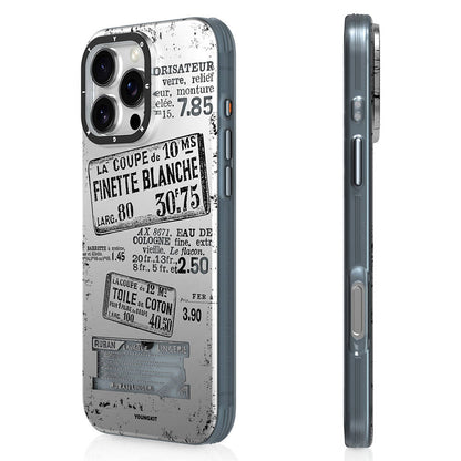 Apple iPhone 16 Pro Max Kılıf M-safe Şarj Özellikli Youngkit Literary Serisi Retro Magz Kapak Gri