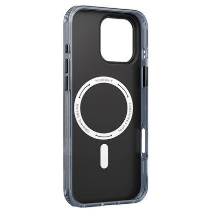 Apple iPhone 16 Pro Max Kılıf M-safe Şarj Özellikli Youngkit Love Serisi Kapak Pembe