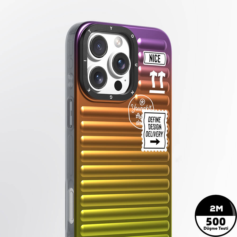 Apple iPhone 16 Pro Max Kılıf YoungKit The Secret Color Serisi Kapak Mor