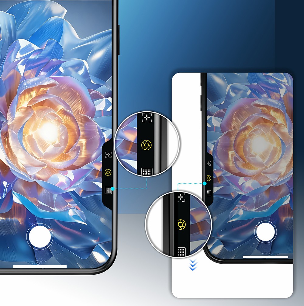 Apple iPhone 16 Pro Max Mohseven Pure Safir Coating HD 3D Glue Temperli Cam Ekran Koruyucu