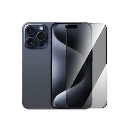 Apple iPhone 16 Pro Max Wiwu GT-021 Titan Guard Serisi Şok Emici Hibrit Polimer Privacy Ekran Koruyucu Film + Kolay Uygulama Aparatı Siyah