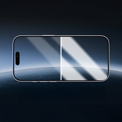 Apple iPhone 16 Pro Youngkit 2.5D Anti Reflective Parmak İzi Bırakmayan Temperli Cam Ekran Koruyucu