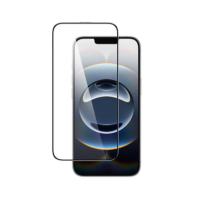 Apple iPhone 16E Amazingthing Titan Parmak İzi Bırakmayan Temperli Cam Ekran Koruyucu Siyah