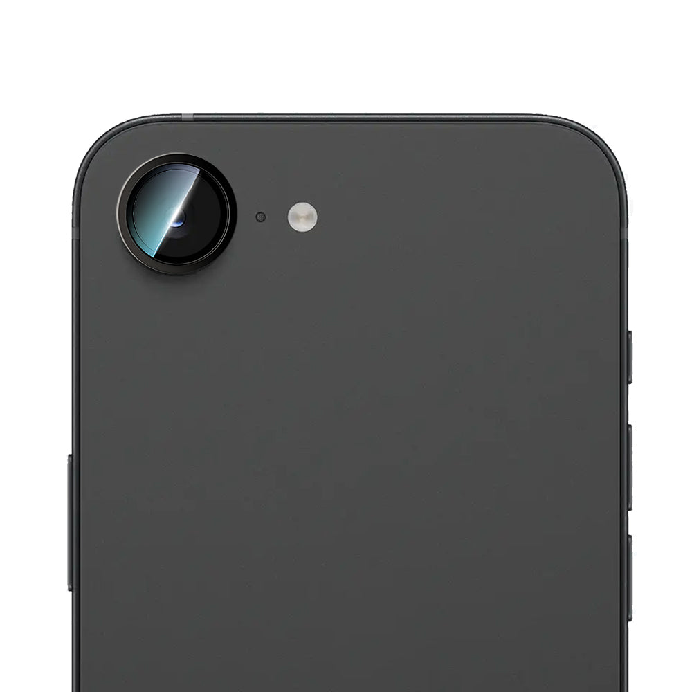 Apple iPhone 16E CaseWorld Alloy Serisi Oleofobik Anti Reflective Kamera Lens Koruyucu Gümüş