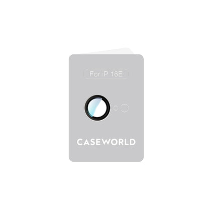 Apple iPhone 16E CaseWorld Alloy Serisi Oleofobik Anti Reflective Kamera Lens Koruyucu Gümüş
