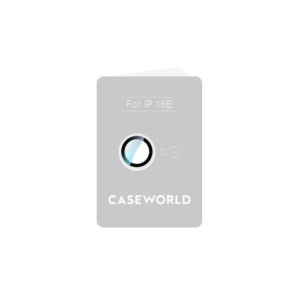 Apple iPhone 16E CaseWorld Alloy Serisi Oleofobik Anti Reflective Kamera Lens Koruyucu Gümüş