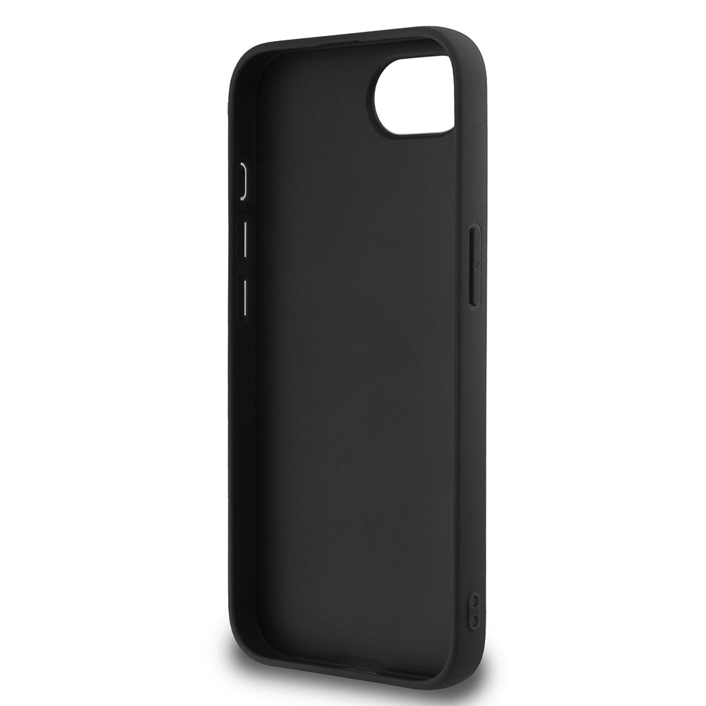 Apple iPhone 16E Kılıf Guess Orjinal Lisanslı 4G Büyük Metal Logolu Glitter Kapak Pembe