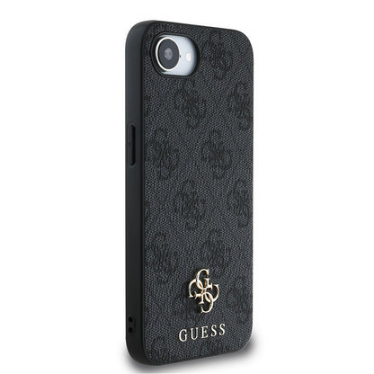 Apple iPhone 16E Kılıf Guess Orjinal Lisanslı M-safe Şarj Özellikli Small 4G Classic Kapak Pembe
