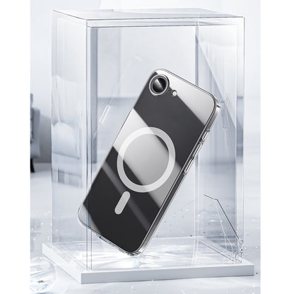 Apple iPhone 16E Kılıf M-safe Şarj Özellikli Benks Crystal Serisi Şeffaf Kapak Şeffaf