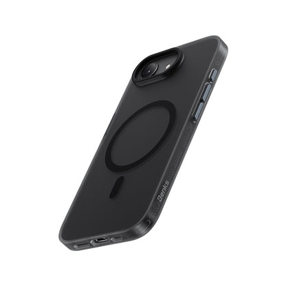 Apple iPhone 16E Kılıf M-safe Şarj Özellikli Benks Lucid Armor Kapak Siyah