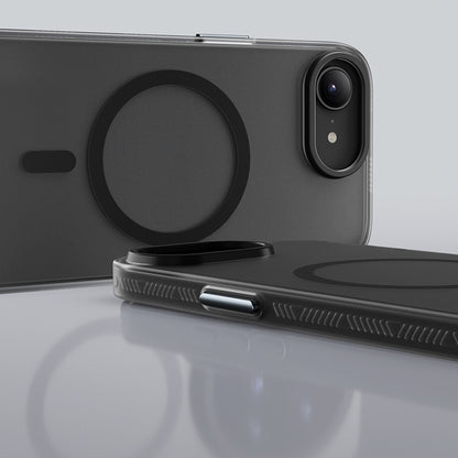 Apple iPhone 16E Kılıf M-safe Şarj Özellikli Benks Lucid Armor Kapak Siyah