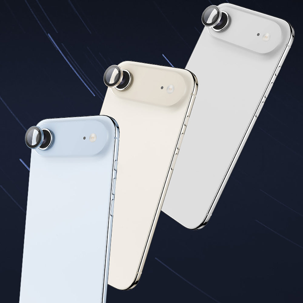 Apple iPhone 17 Air Benks DR Safir Kamera Lens Koruyucu Açık Gold