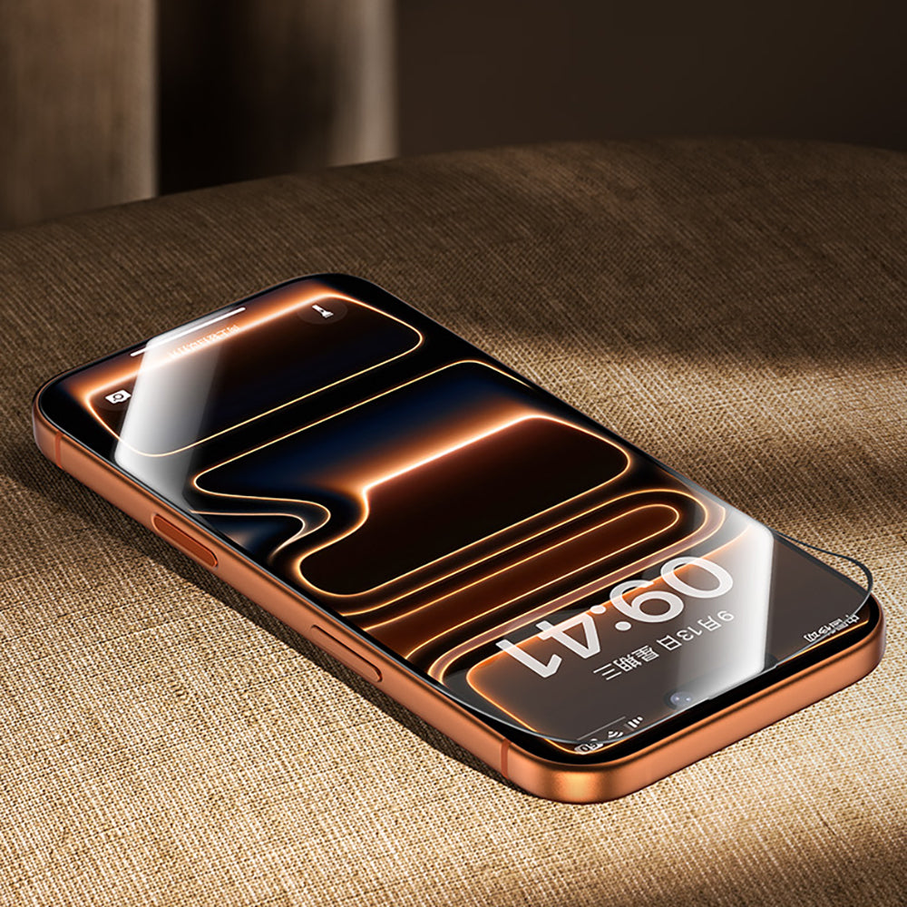 Apple iPhone 17 Air Benks Glass Warrior 2.0 AR-EZFita Cam Ekran Koruyucu + Kolay Uygulama Aparatı Şeffaf