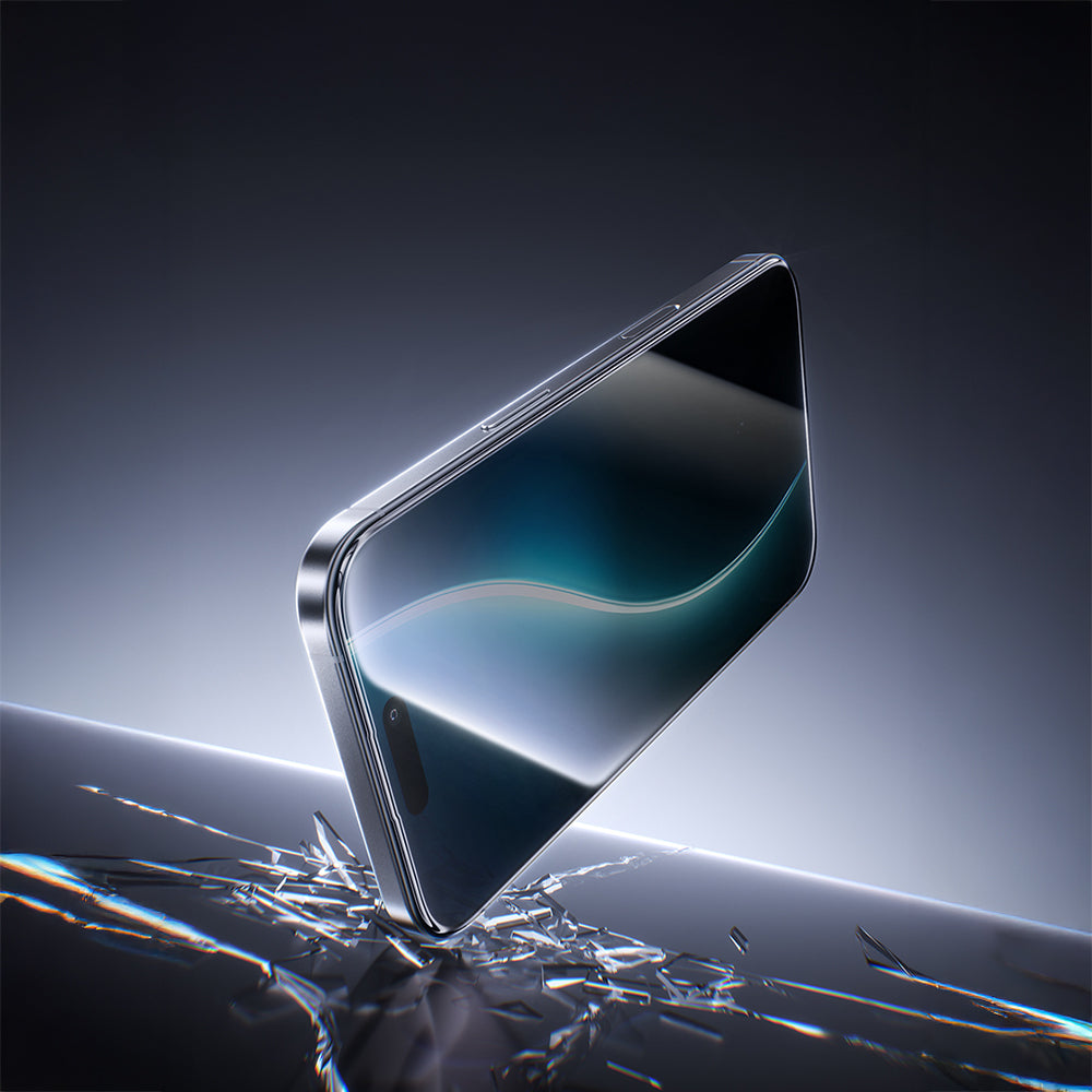 Apple iPhone 17 Air Benks Glass Warrior Privacy HD Cam Ekran Koruyucu + Kolay Uygulama Aparatlı Siyah