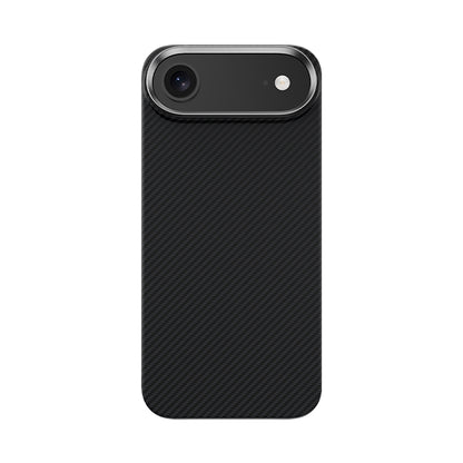 Apple iPhone 17 Air Kılıf Benks M-safe Şarj Özellikli Metal Kamera Çerçeveli Magnetik ArmorAir 600D Kevlar Fiber Kapak Siyah