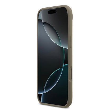 Apple iPhone 17 Air Kılıf Guess Orjinal Lisanslı Grained Yazı Logolu Kapak Pembe